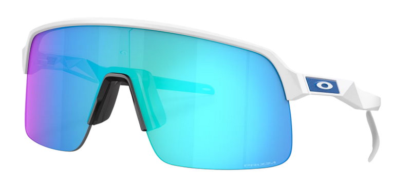 Oakley Sonnenbrille Sutro Lite (Glasfarbe: Prizm sapphire) weiss matt - 1 Brille mit Hartschalenetui